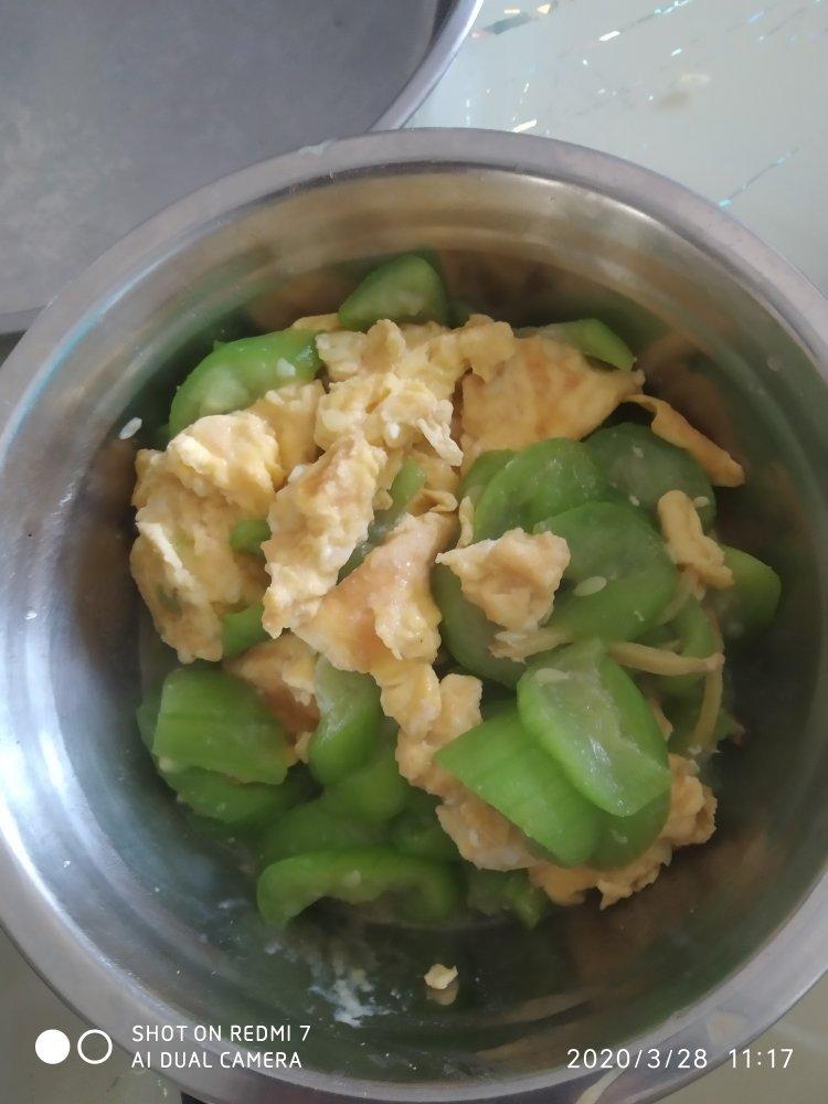 丝瓜炒蛋