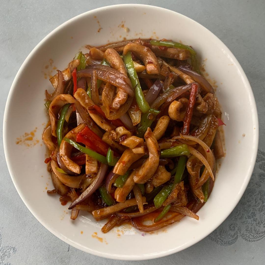 爆炒鱿鱼干