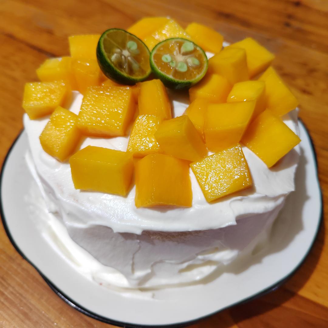 6寸原味戚风蛋糕