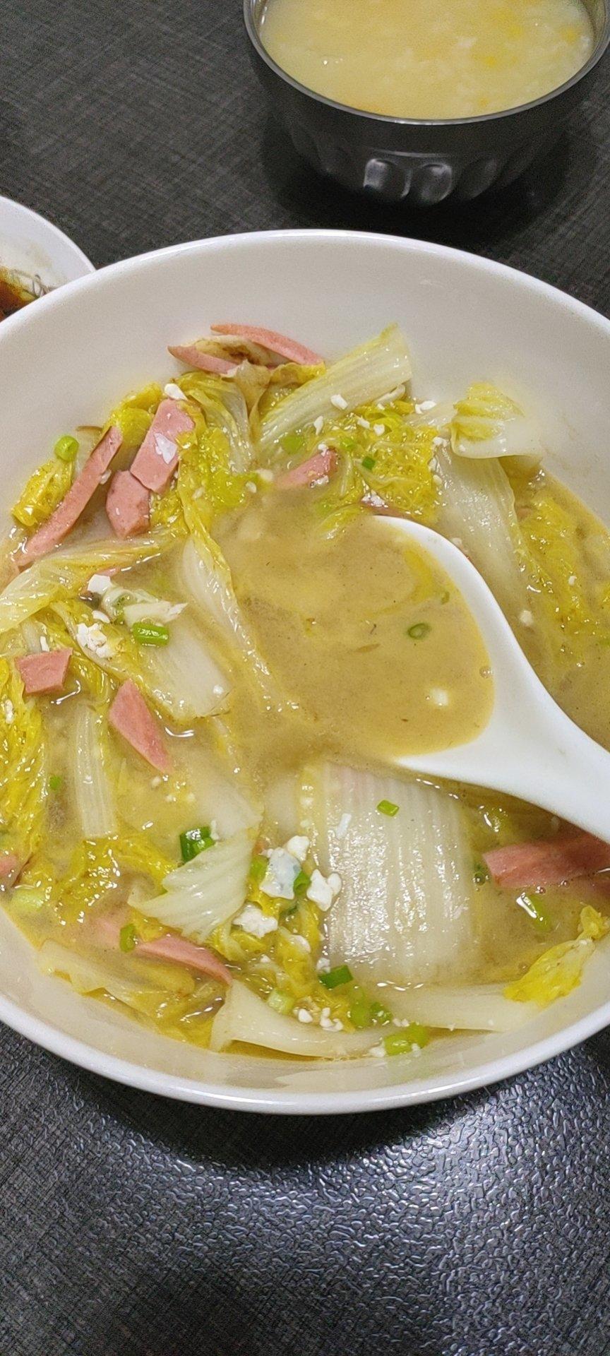 大锅锅饭做的上汤娃娃菜