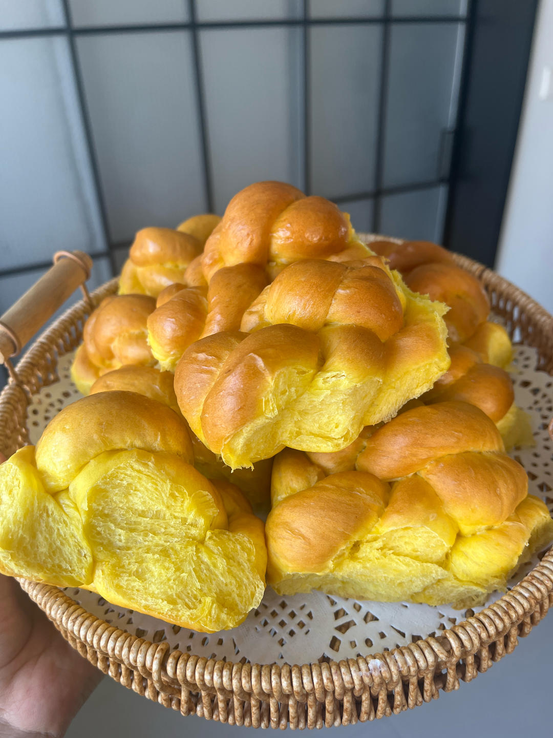 无一滴水的南瓜老面包