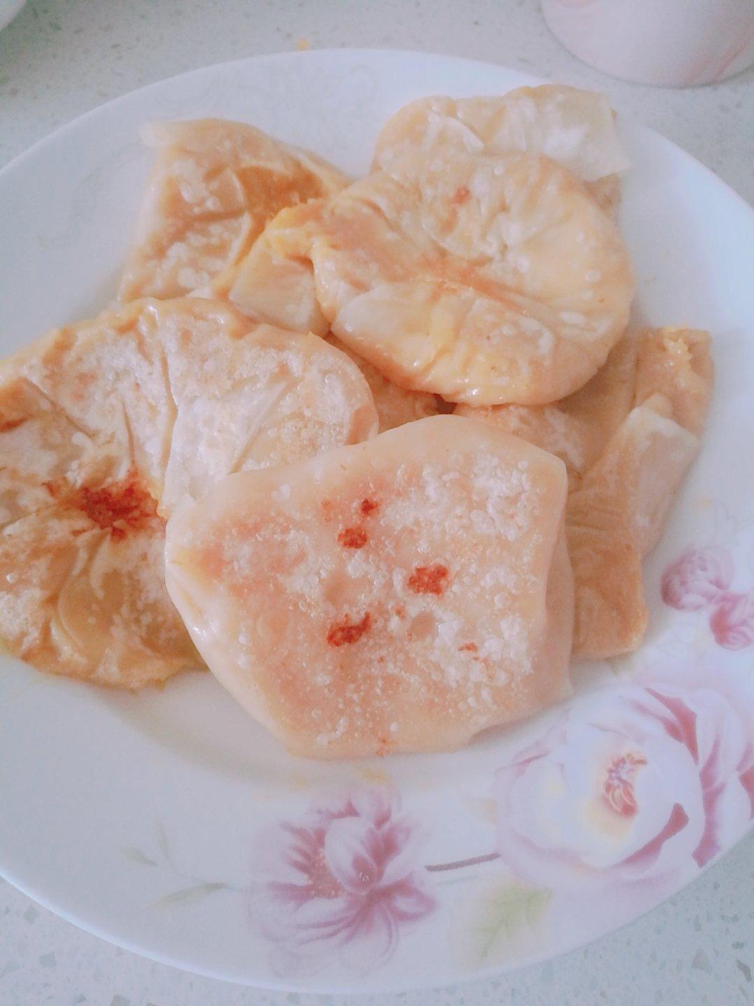不用和面的奶香红薯饼🍠