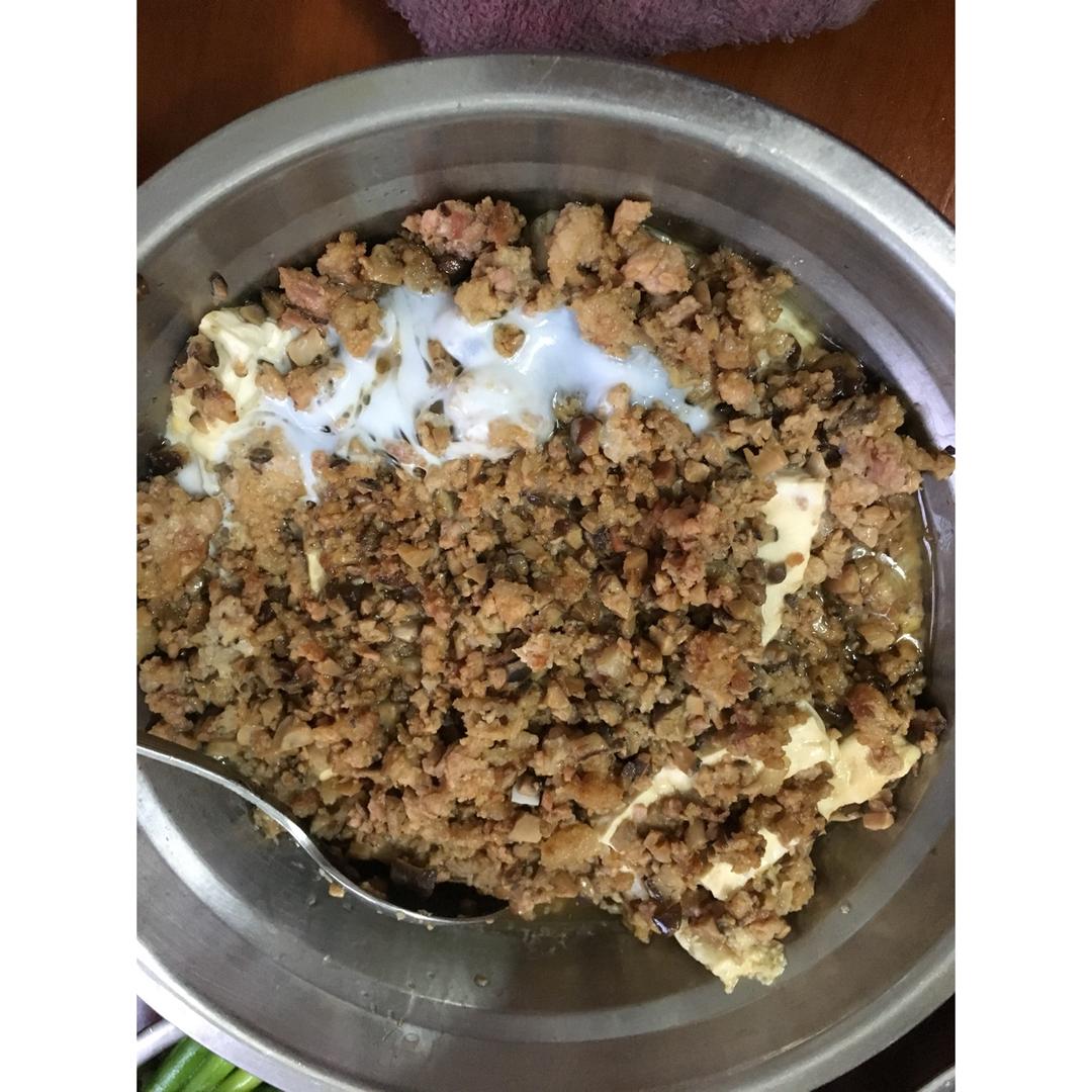 肉末蒸豆腐