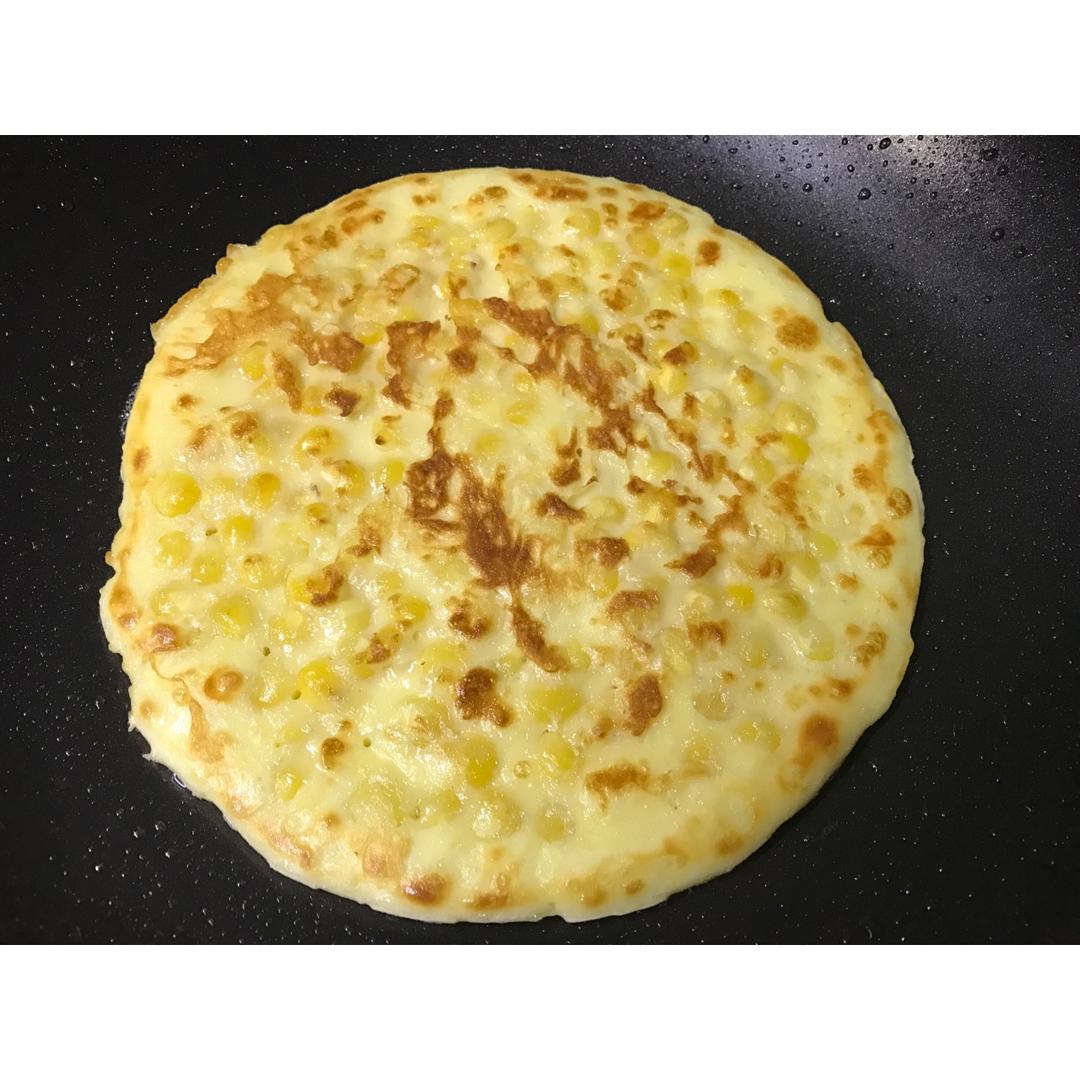 香甜玉米粒饼