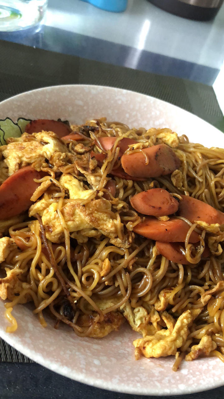 秒杀路边摊的炒方便面