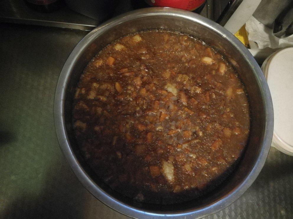 自制老北京豆酱，猪皮冻