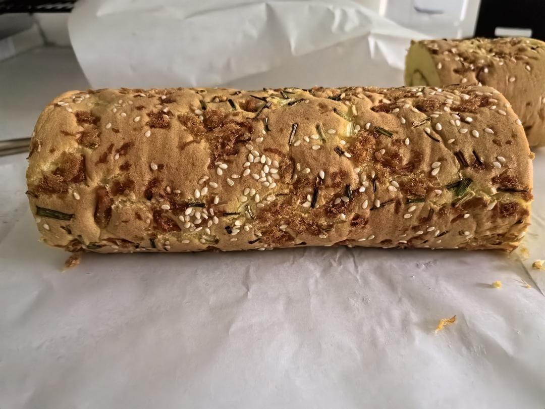 葱香肉松卷卷