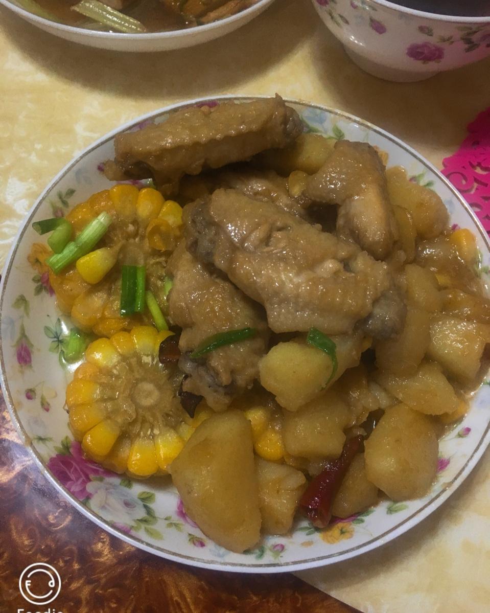 土豆炖鸡翅（快手零失败）