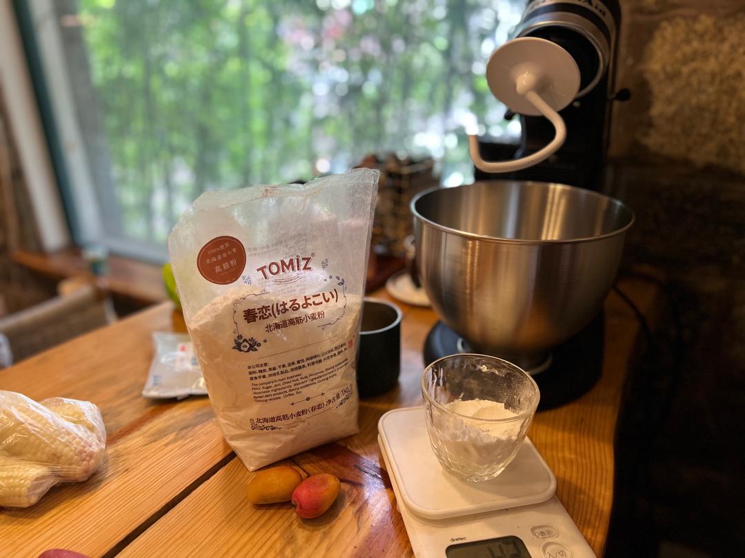 纯奶手撕吐司的做法 步骤1