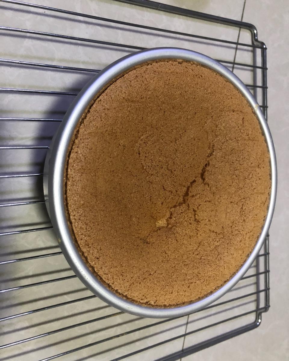 八寸戚风蛋糕（生日蛋糕坯）附六寸配单