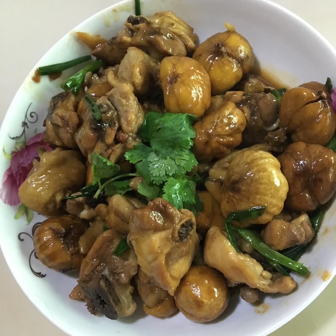 【栗子烧鸡】鸡肉都给你吃，栗子归我~