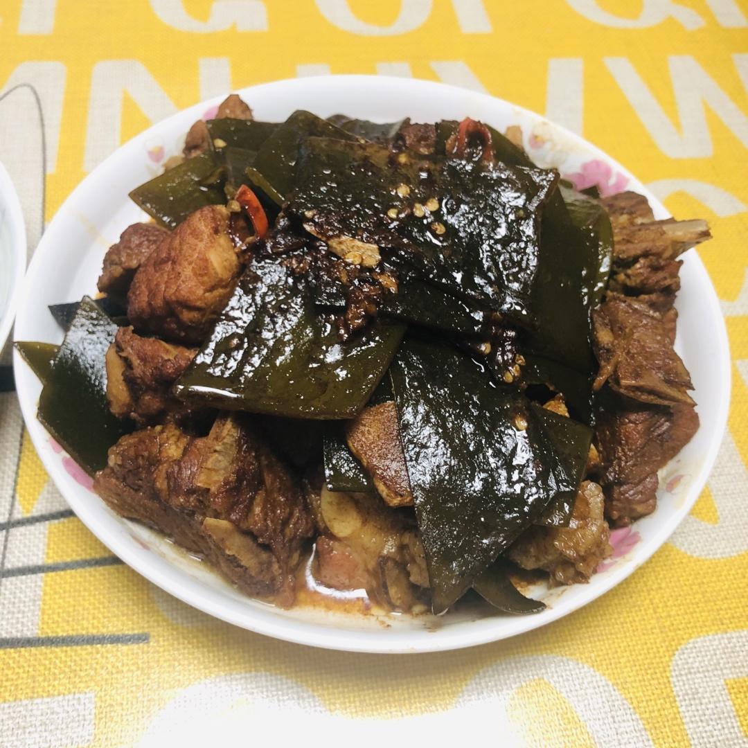 红烧肉炖海带