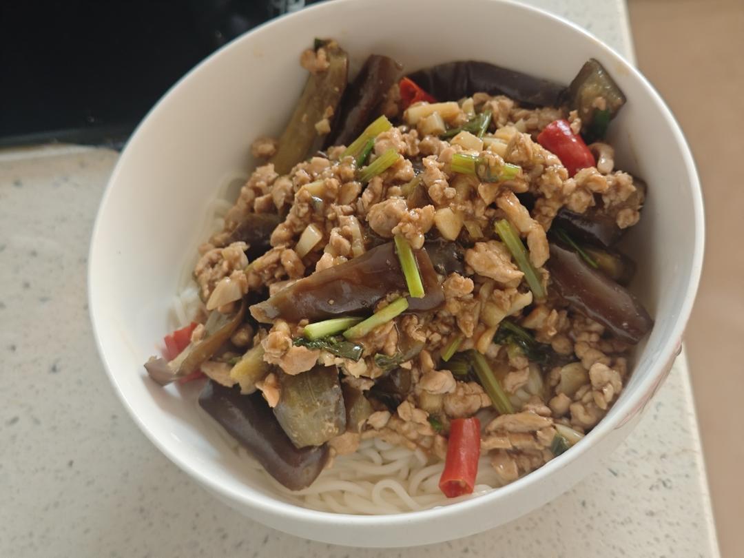 超级下饭酱香味肉末茄子