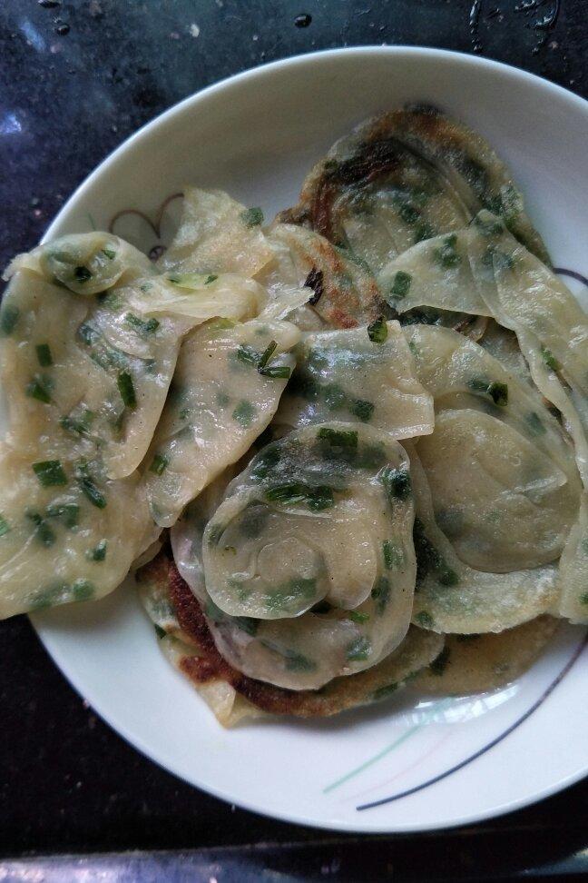 饺子皮葱油饼