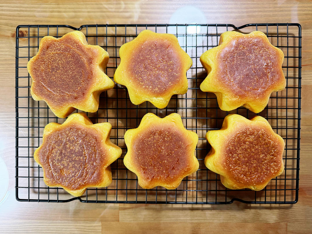 🌟养生黑芝麻南瓜南瓜星星面包