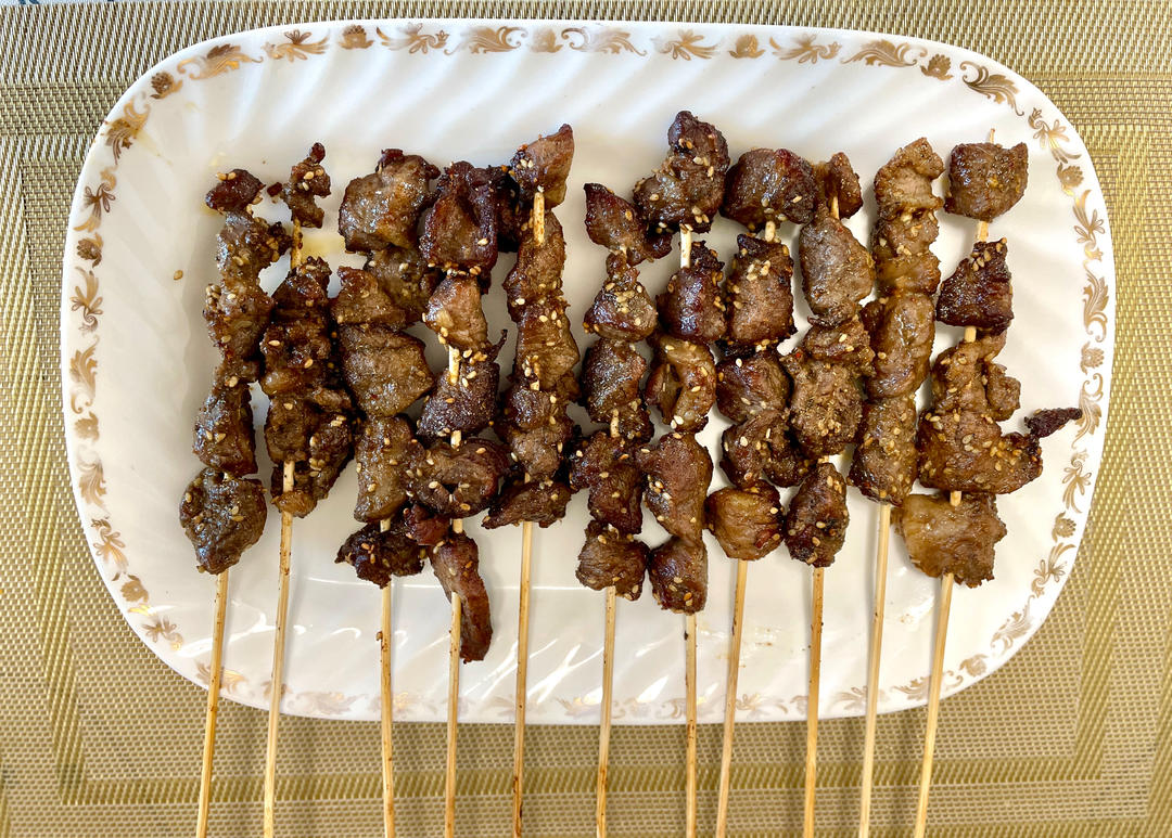 巨好吃的羊肉烤串（烤箱版）