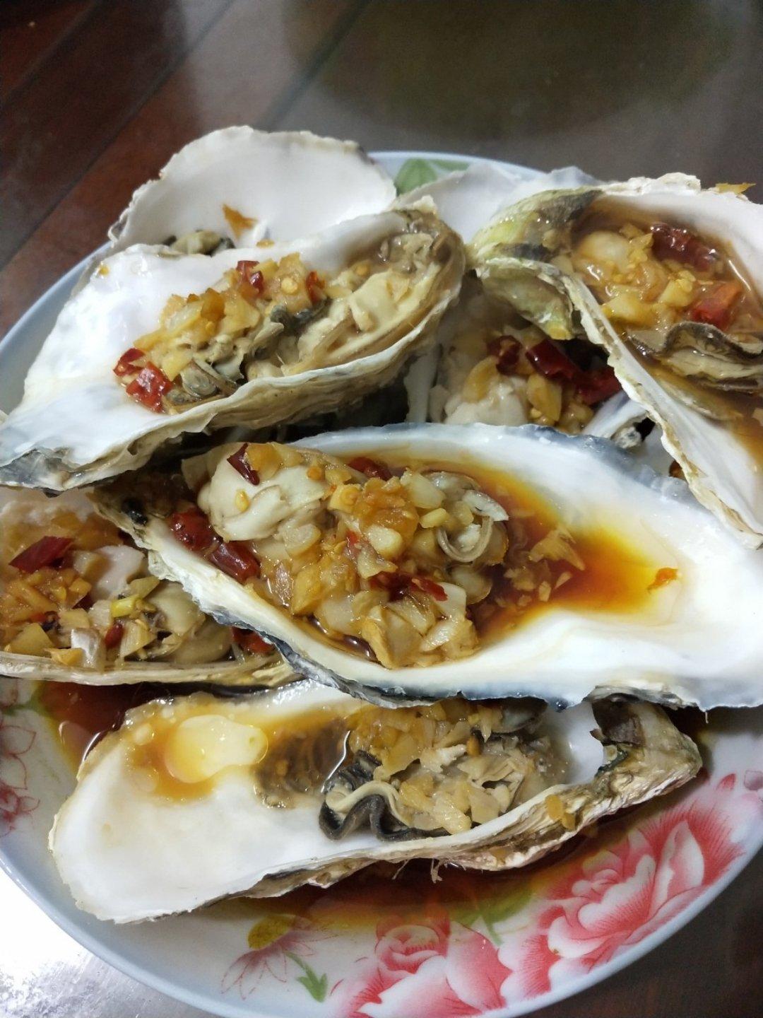 超简单～蒸蒜蓉生蚝