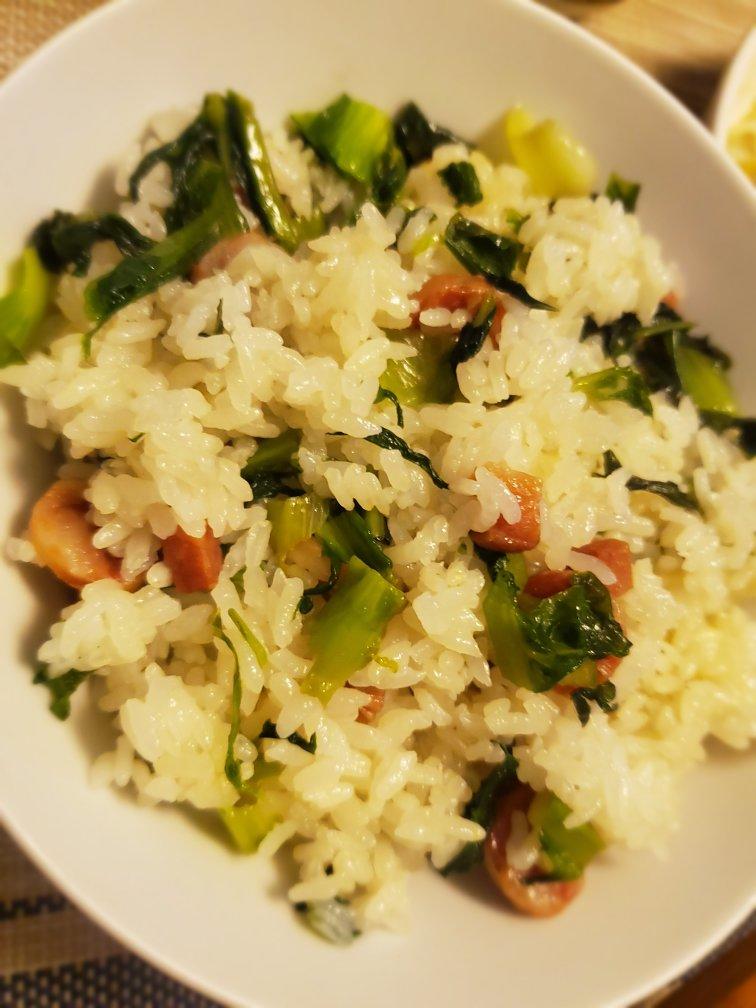 电饭煲咸肉菜饭