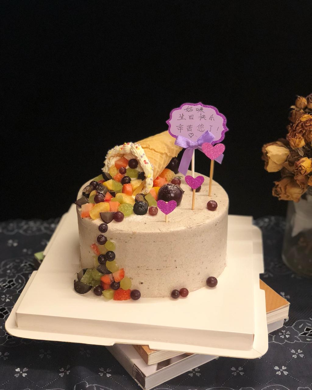 【6寸生日蛋糕款图片】小欧mood