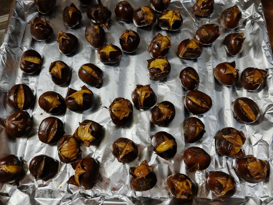‼️香甜软糯‼️轻松好剥㊙️烤箱版糖炒栗子