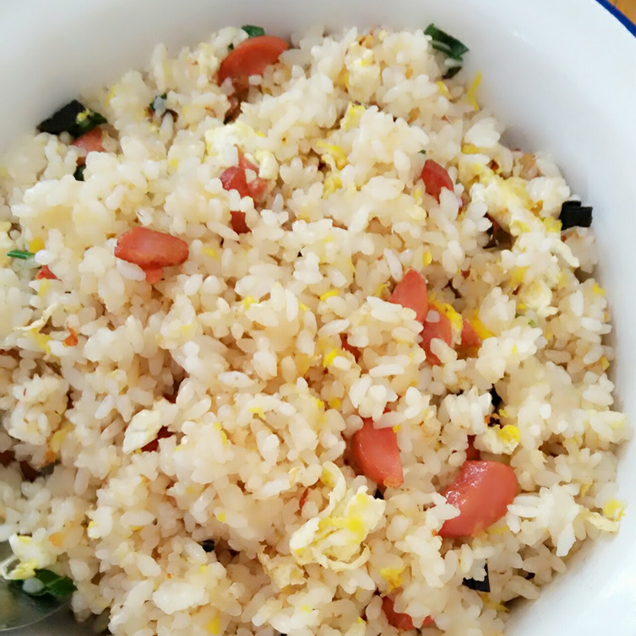 低卡瘦身紫菜蛋炒饭