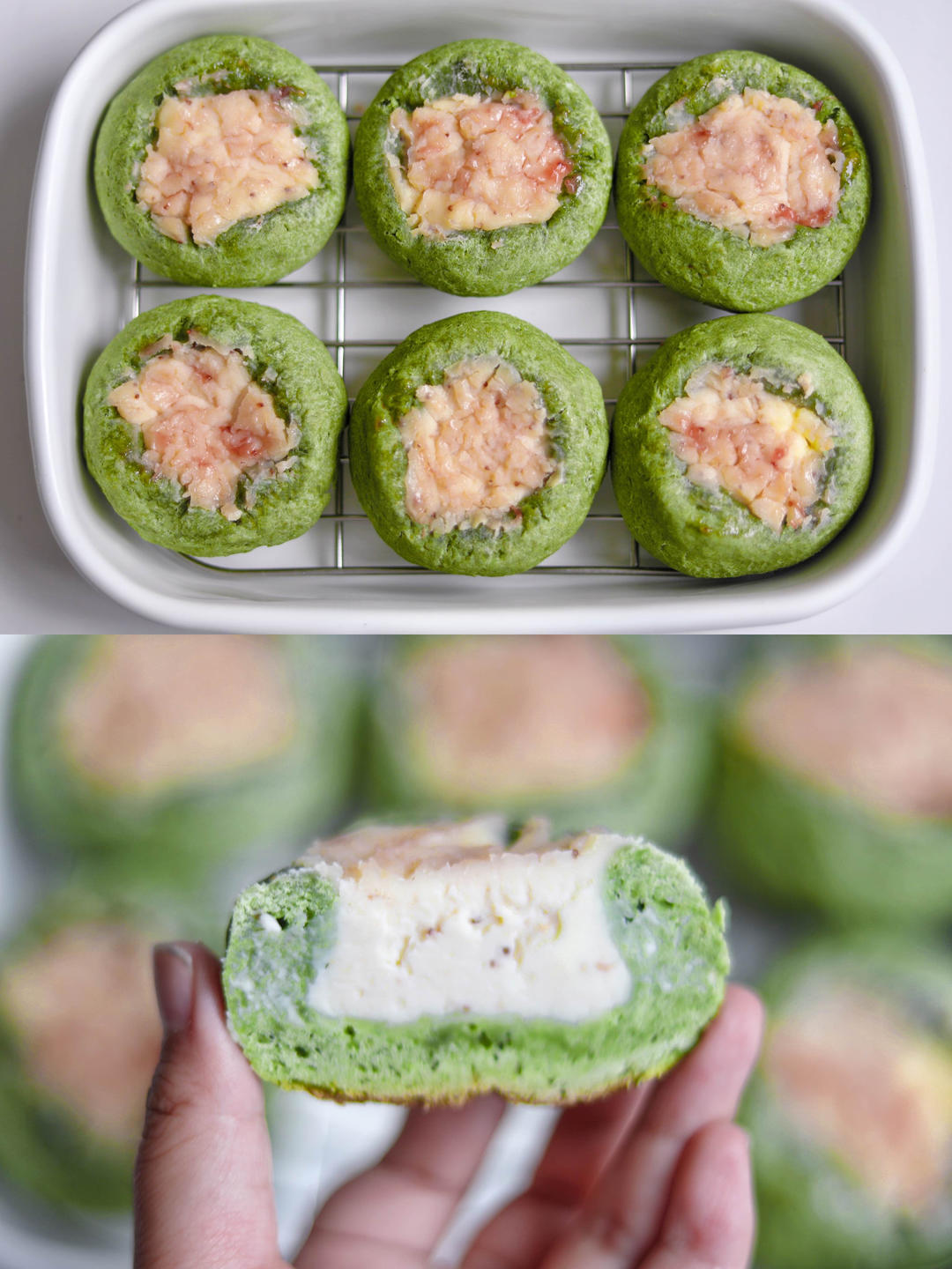 草莓抹茶乳酪司康！茶香浓郁保姆级教程的做法