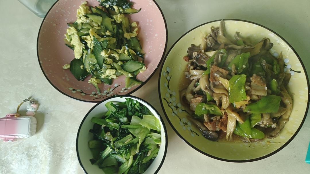 炒起来简单不出水的尖椒平菇❗❗❗