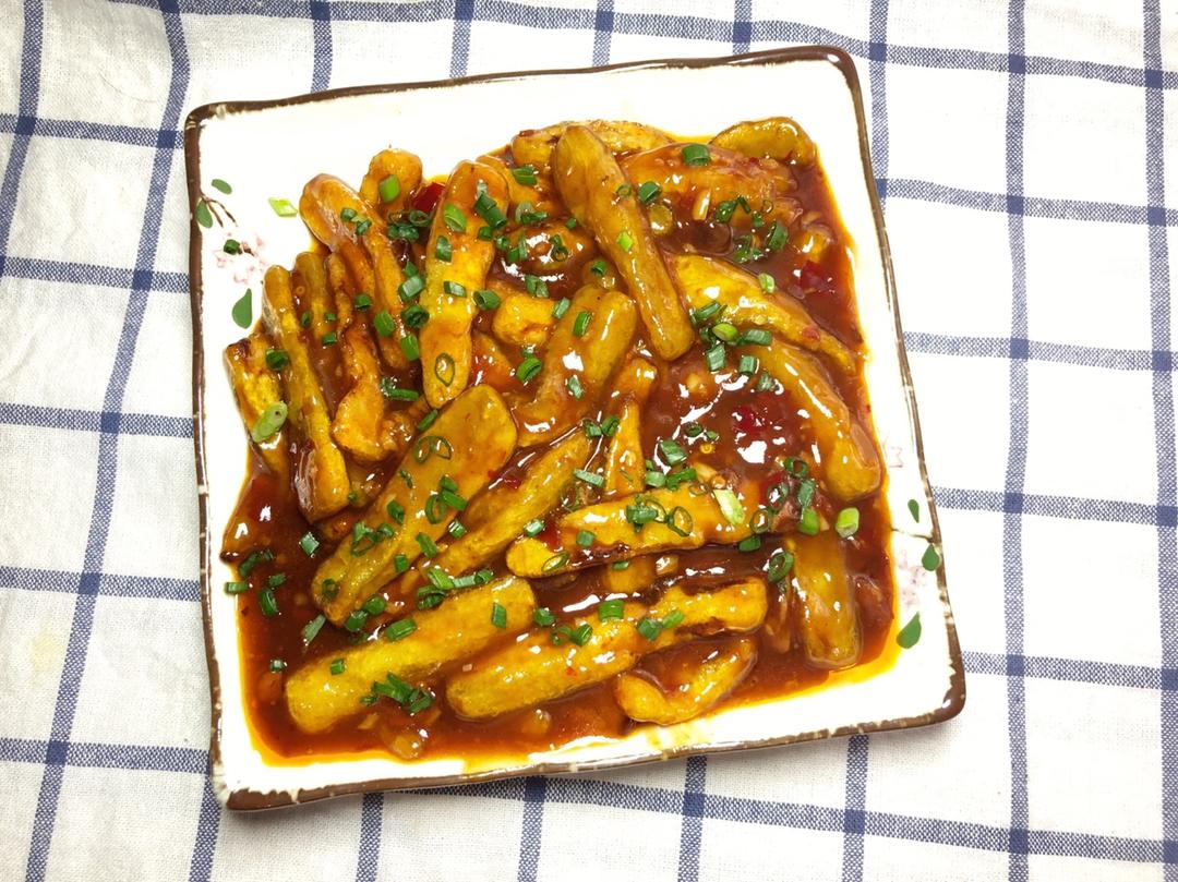 脆皮鱼香茄子 家常鱼香味儿就这么简单