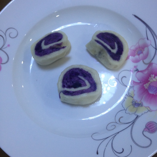 紫薯馒头卷