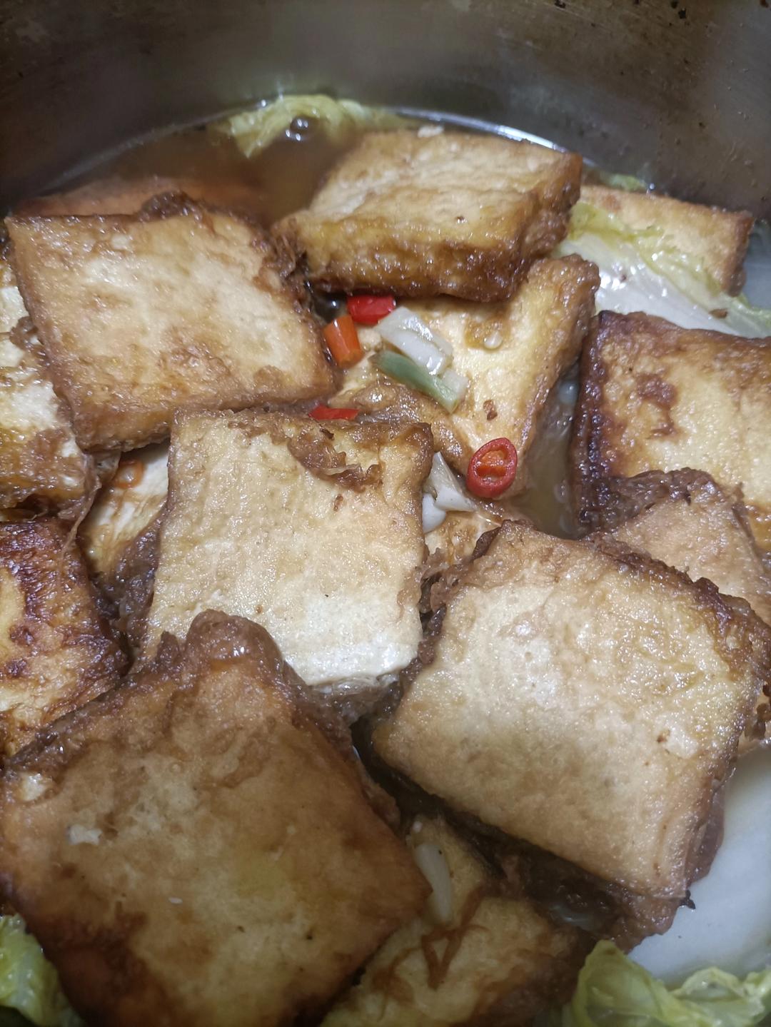 白菜豆腐煲
