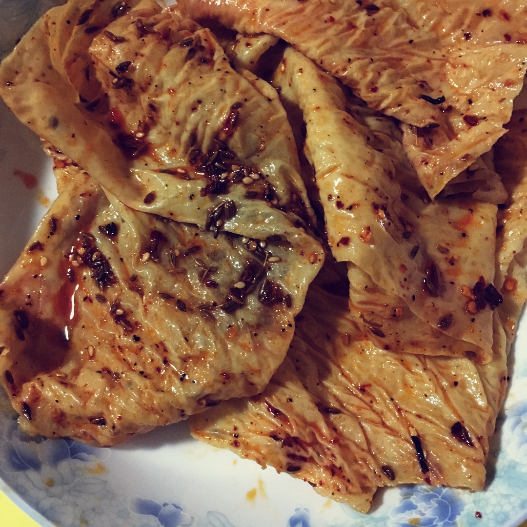 小时候辣豆皮