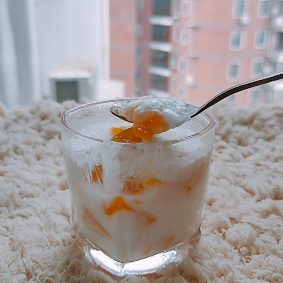 简简单单的芒果酸奶冰沙的做法 步骤5