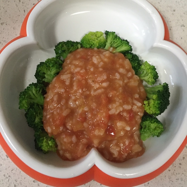 番茄牛肉烩饭（宝宝辅食版）的做法