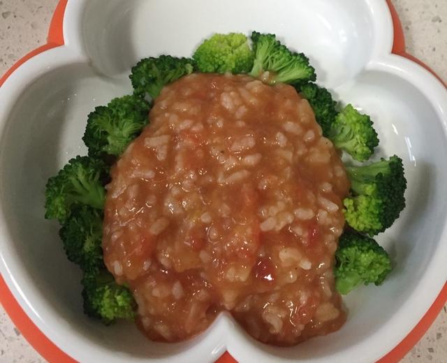 番茄牛肉烩饭（宝宝辅食版）的做法