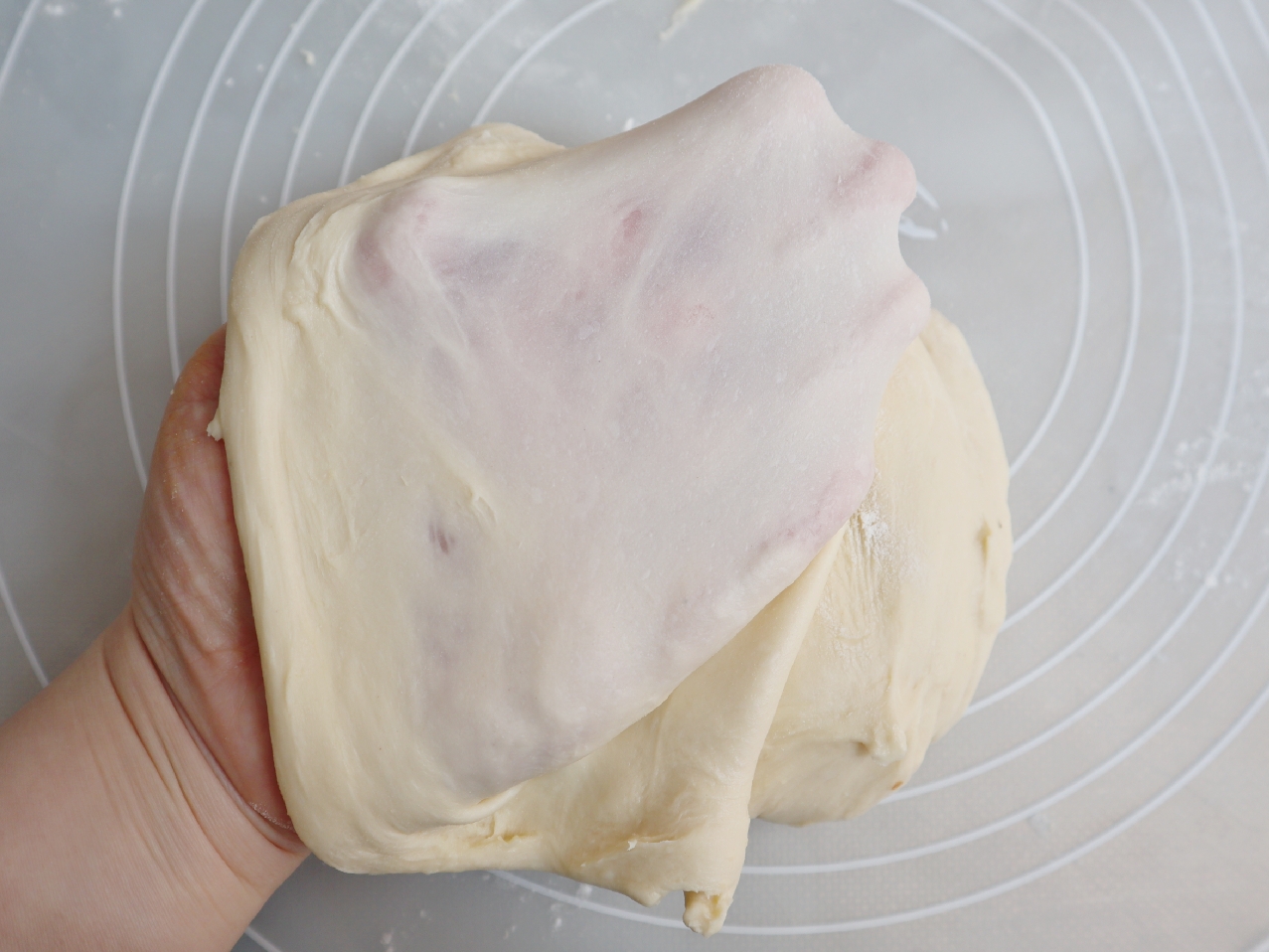 淡奶油吐司❗️超级柔软拉丝，（消耗淡奶油）放三天都不硬的吐司面包❗️的做法 步骤8