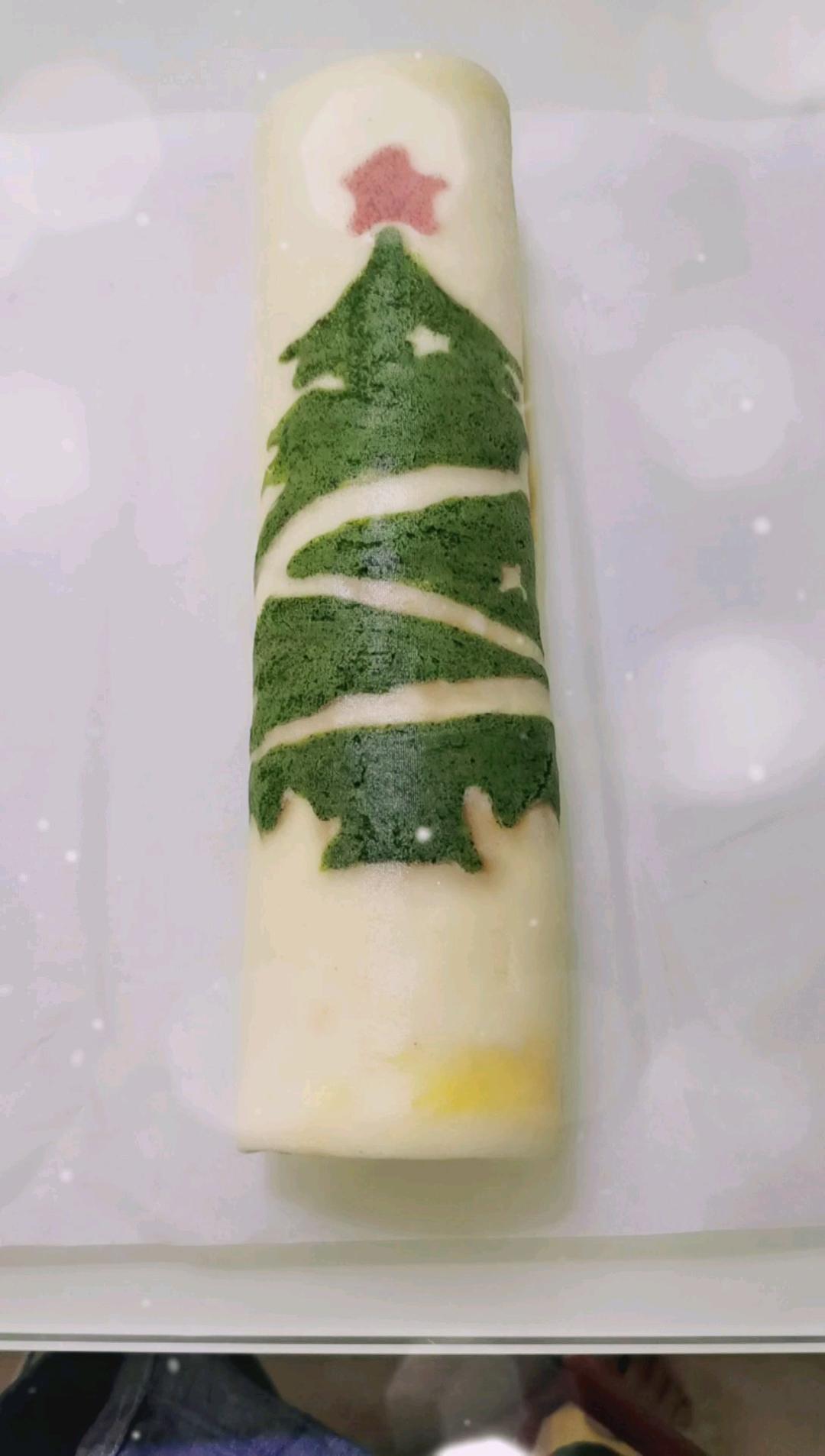 圣诞树蛋糕卷~