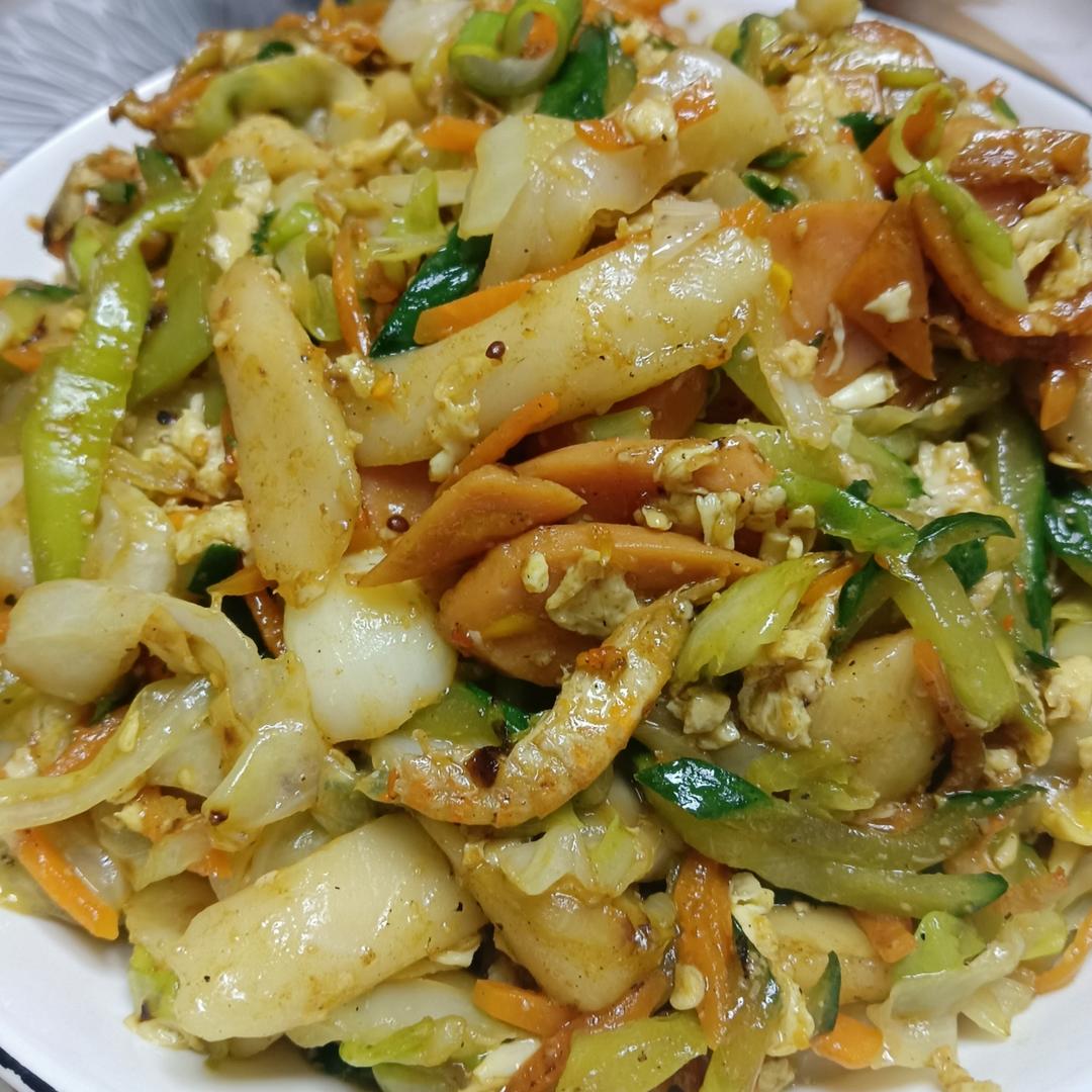 大排档风味炒年糕