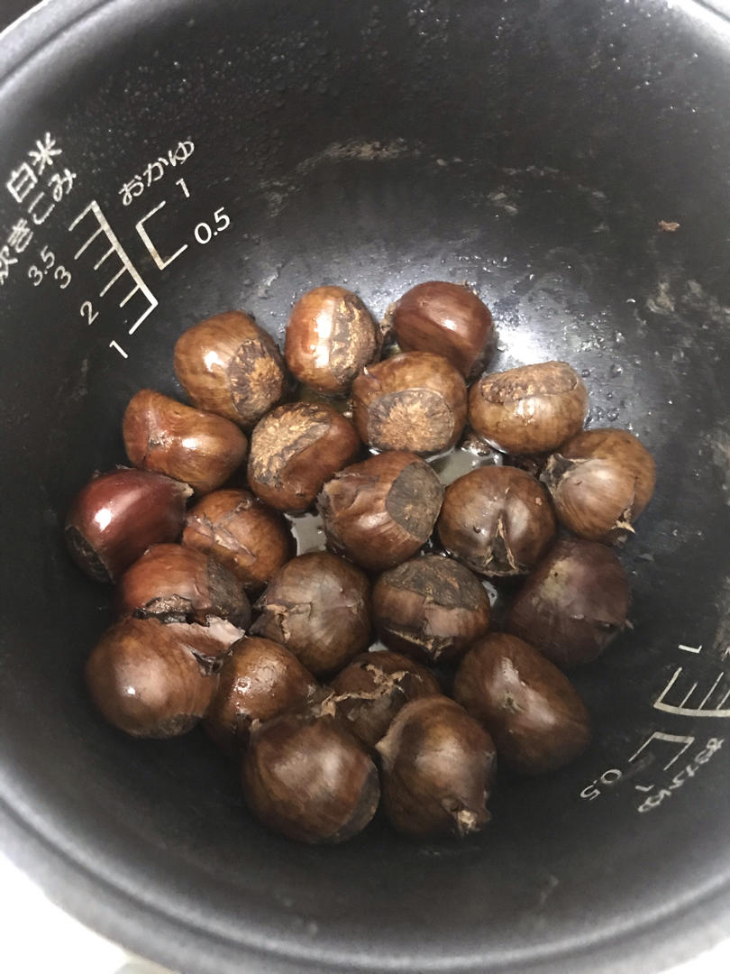 电饭煲糖炒栗子