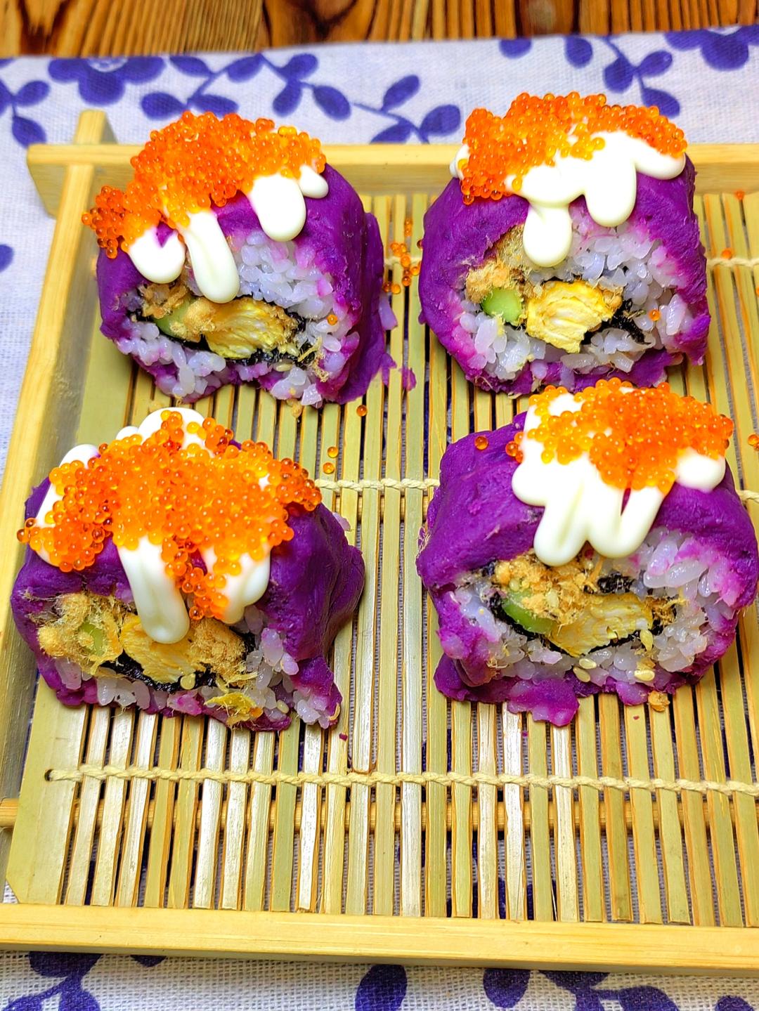 紫薯寿司的做法 步骤11