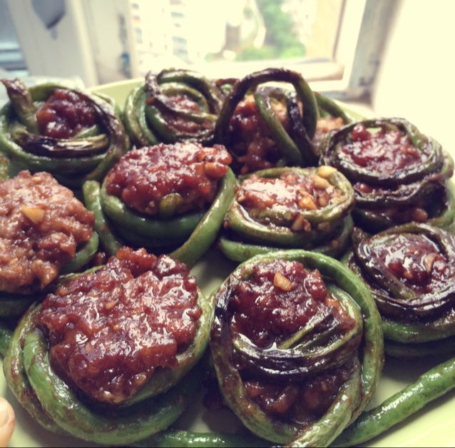 豇豆酿肉