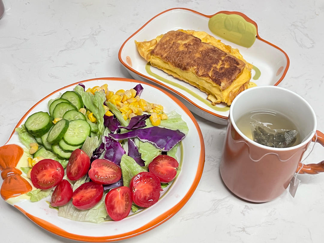 10分钟快手早餐蛋包三明治🥪简单快手营养美味，小学生早餐必备！吐司花样吃法