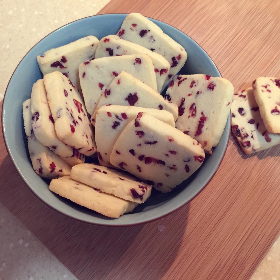 低糖少油版蔓越莓饼干