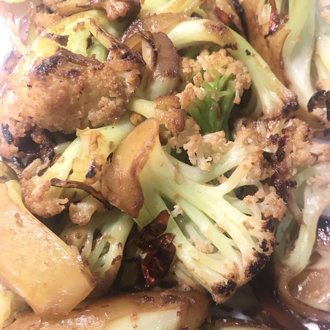 老丁的私房菜-干锅花菜