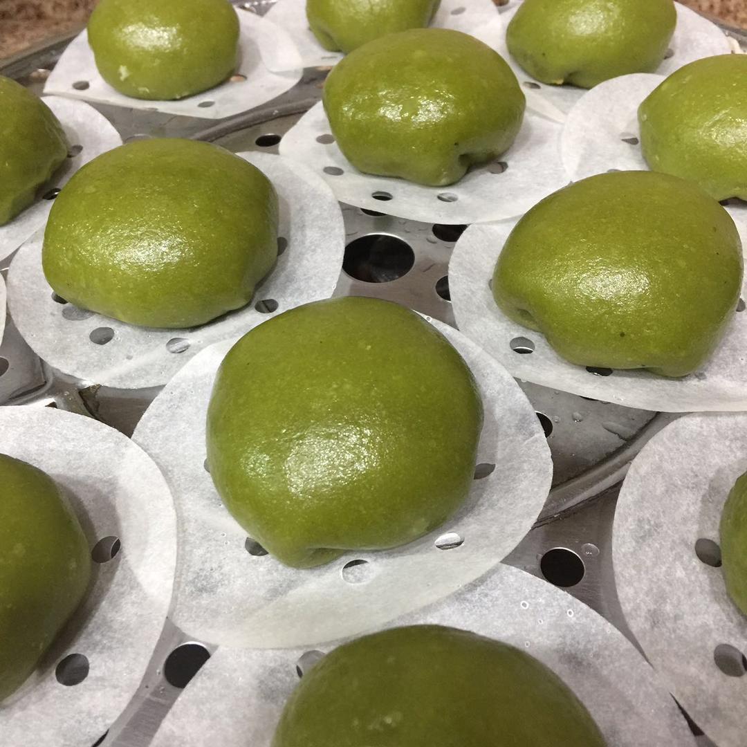 黑芝麻花生青团 Green Rice Cake