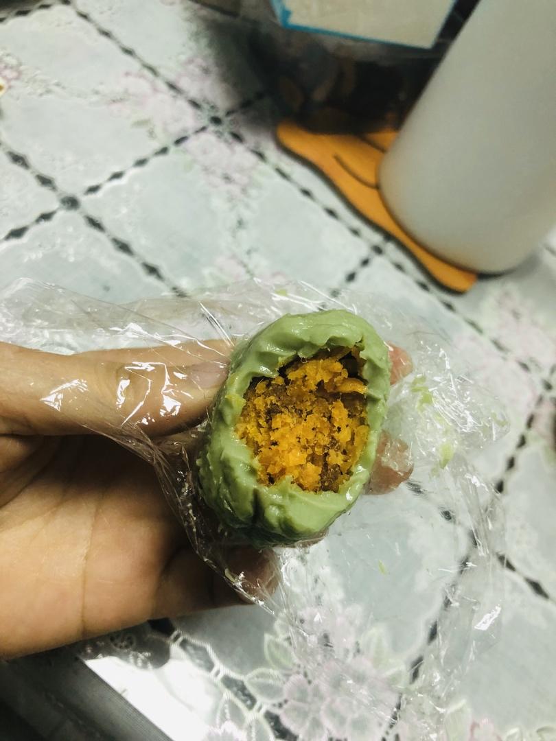 🔥超好吃肉松蛋黄青团-Q弹软糯不粘不塌