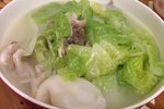 大白菜焖鱼头汤