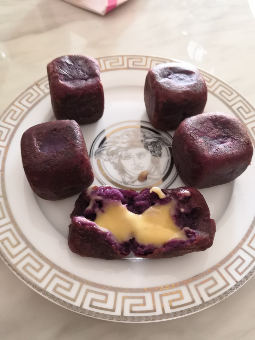 简易版紫薯仙豆糕
