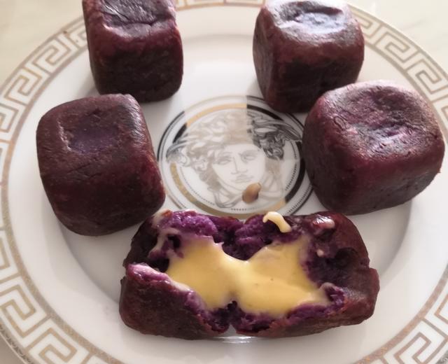 简易版紫薯仙豆糕