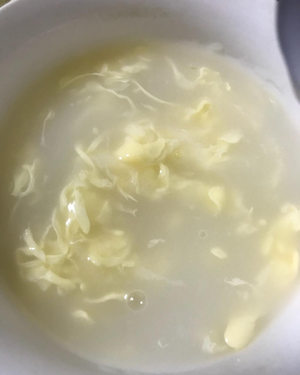 河南传统鸡蛋面汤