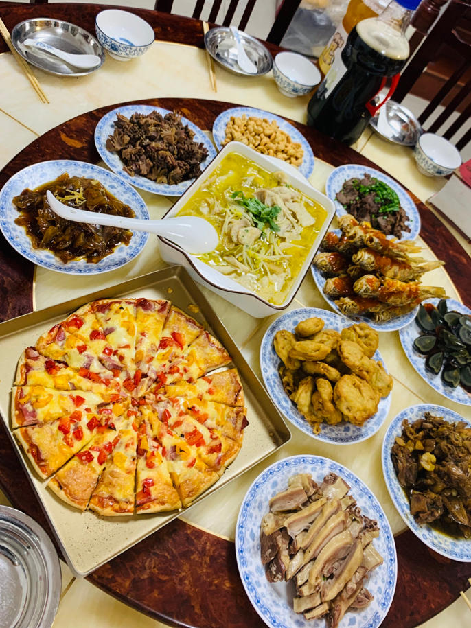 培根火腿披萨
